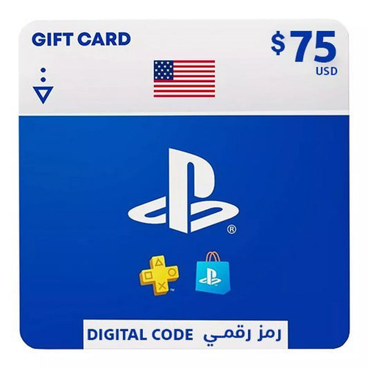 PlayStation Wallet Top-Up - ($75) (US Account)