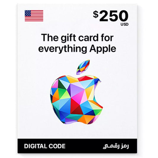 Apple App Store & iTunes Gift Card $250 (U.S. Account)